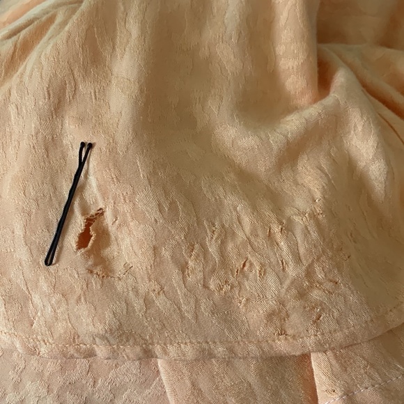 Lovers + Friends Gelina Wrap Dress in Tangerine Orange sz XXS - Picture 7 of 7